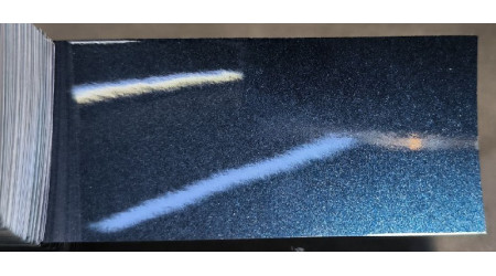 Peinture Nissan RBG BLEU MOYEN, SOLEIL ARCTIQUE