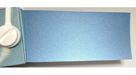 Peinture PEUGEOT/CITROEN KMY LEU LUCIA NACRE METAL, AZUR LUCIA PRL, BLEU LUCIA