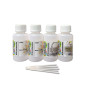 Le kit de restauration comprend un apprêt, de la peinture (première et deuxième couches) et du vernis, dans des flacons de 30 ml chacun avec pinceau. Le kit contient 5 micro-pinceaux pour réparer les très petits dommages.  L'utilisation du système de peinture à trois couches reproduit fidèlement le processus de peinture d'origine en usine et garantit une finition de la plus haute qualité.  L'apprêt est utilisé pour les dommages profonds sur le métal nu.   28,00€ 